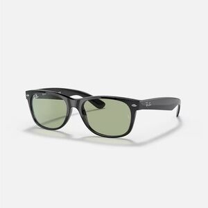 Ray-Ban Black and Green Sunglasses